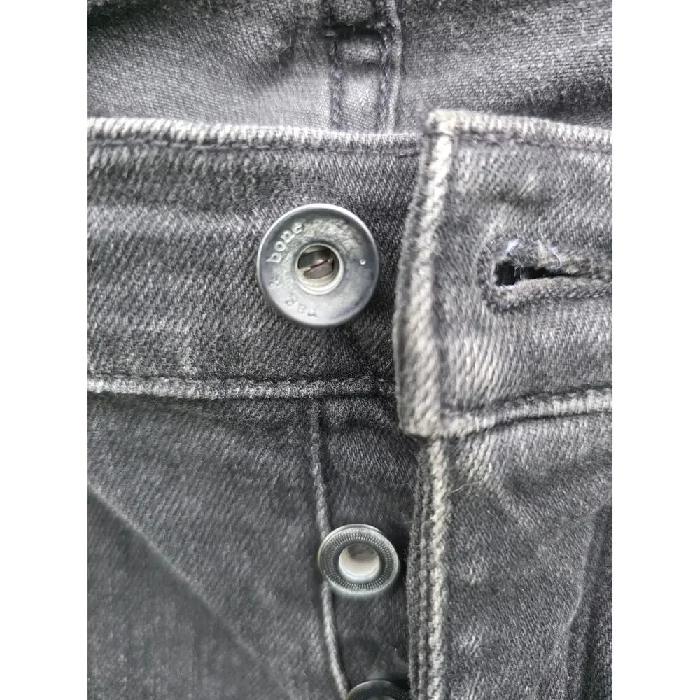Rag & Bone Standard Issue Fit 1 Extra Slim Jeans Men's 31 Black Distressed